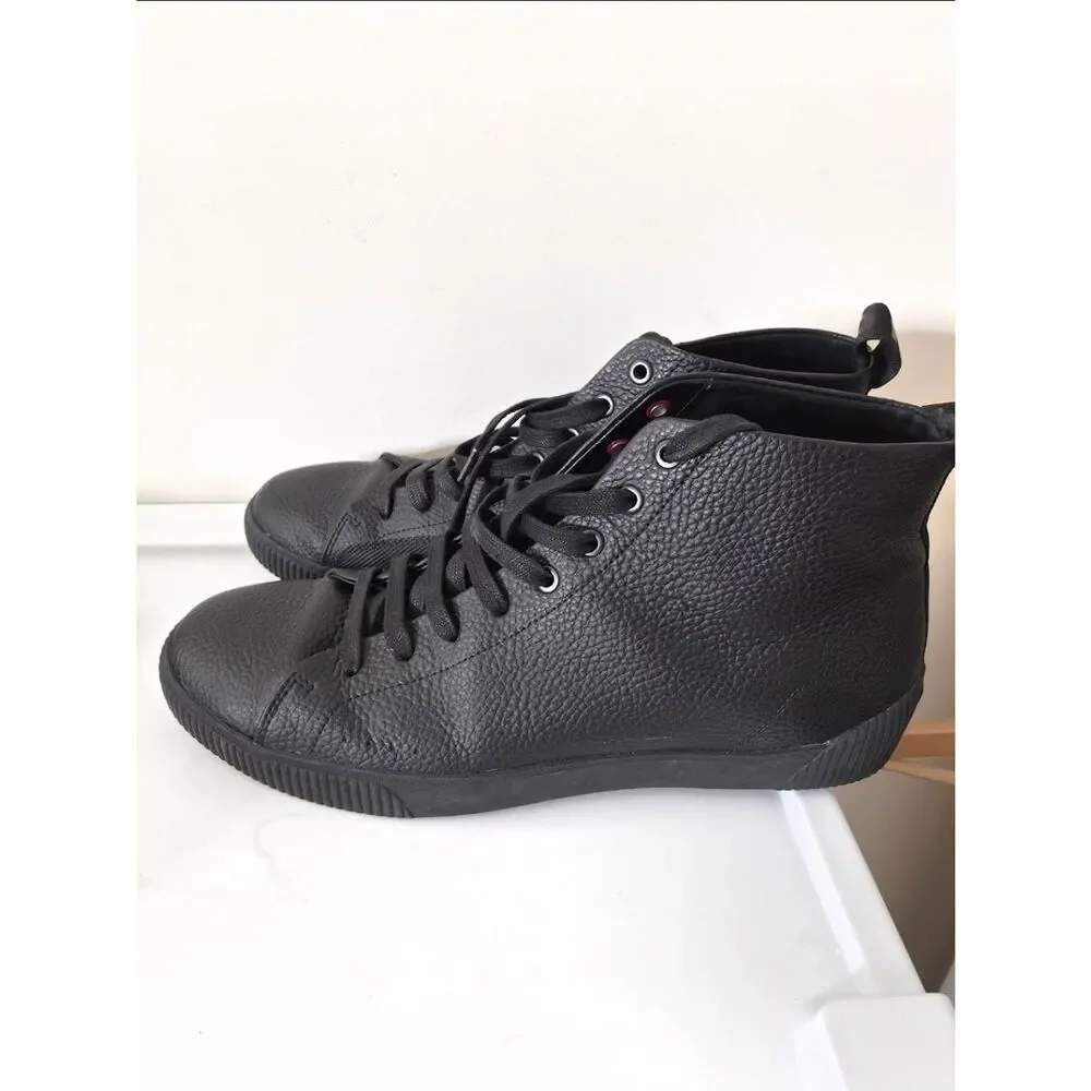BOSS HUGO Zero Hito Leather Hight High Top Sneaker Men’s Size 11 US 44 E